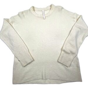 GUC Aritzia Babaton Wool Cashmere Blend Cream Crewneck Flawed Sweater Women’s Sm